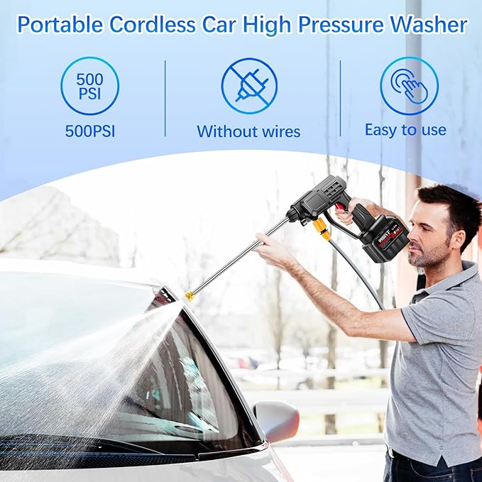 Portable Car Wash Gun 48V